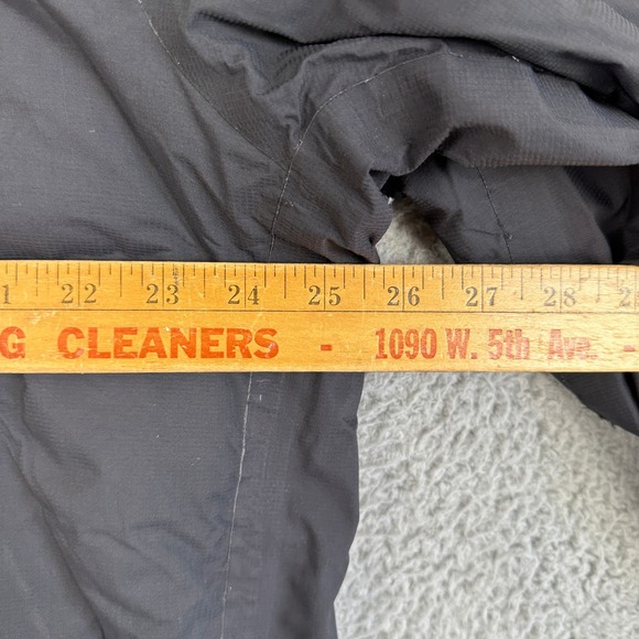 Sierra Designs Jacket Duck Down Mens XL Black Full Zip Hoodie Pocket Windbreaker - Picture 6 of 8